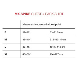 G-Form MX Spike Chest Back Shirt 