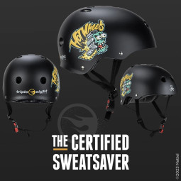 Casco Triple 8 Sweatsaver Hot Wheels