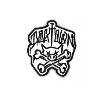 Dogtown Patch Pig / Crossbones 2.5" x 2.25"