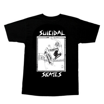 Suicidal Skates Pool Skater Camiseta